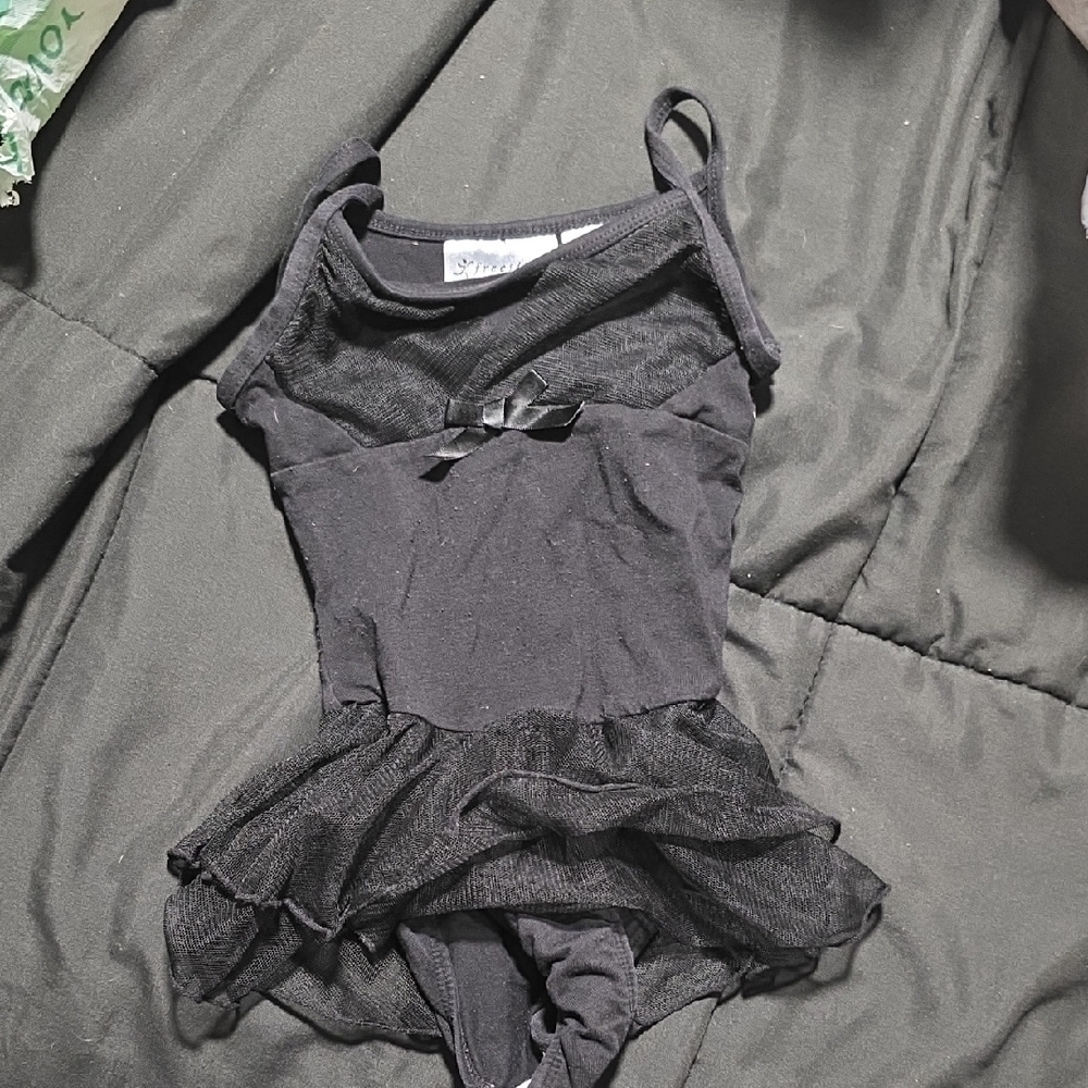 Black Kids Ballet Leotard
